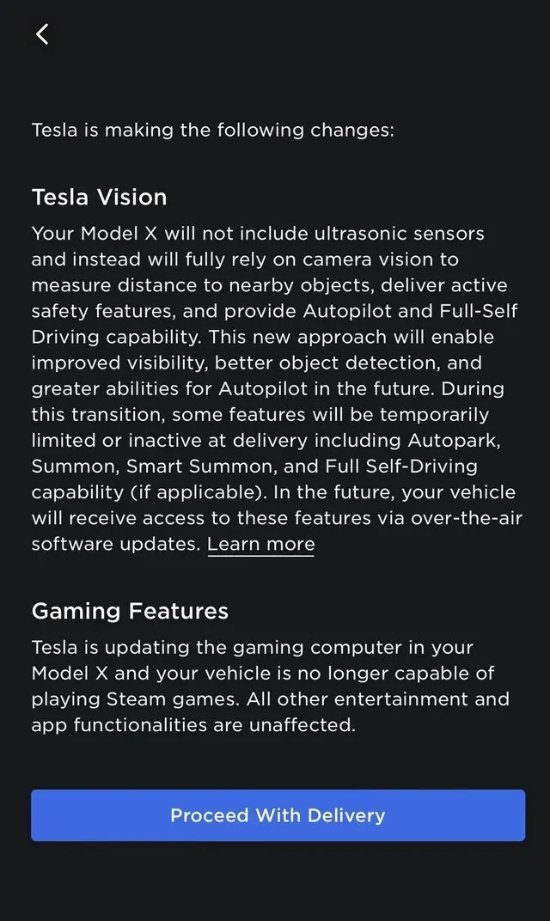 特斯拉Model X车主游戏体验受限，将移除Steam游戏功能 第1张