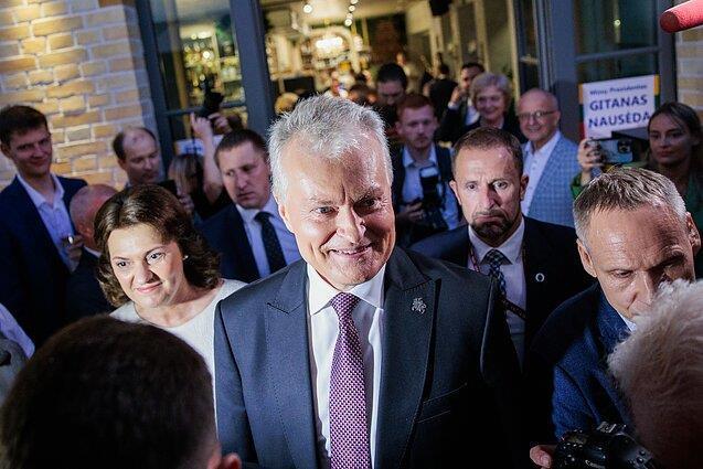 瑙塞达在立陶宛总统选举中获胜 获近四分之三选票