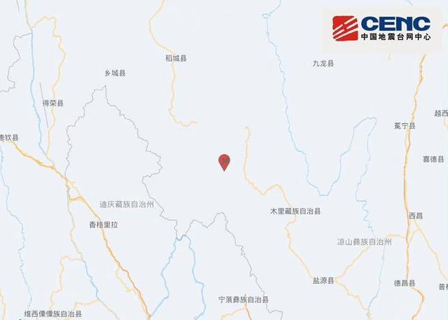 四川凉山5级地震暂无人员受伤，学附近山谷里扬起漫天灰尘