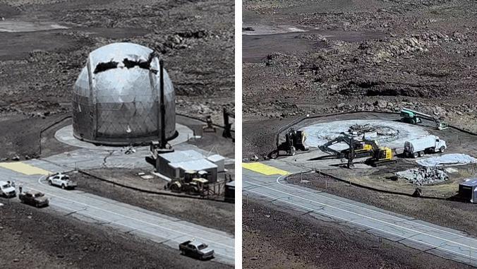 夏威夷火山拆除首架望远镜，缓解天文研究与原住民文化冲突 第2张
