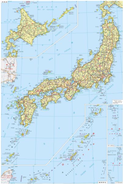2,日本的国土面积很小,但是如果算上海洋面积的话,那又是另外一说了